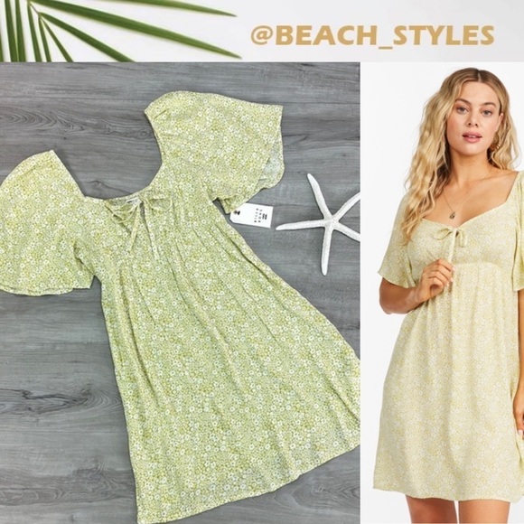 ☀️BILLABONG☀️ SECRET GARDEN DRESS - Picture 1 of 13